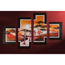 Canvas African Art Painting for Home Decor (AR-147)